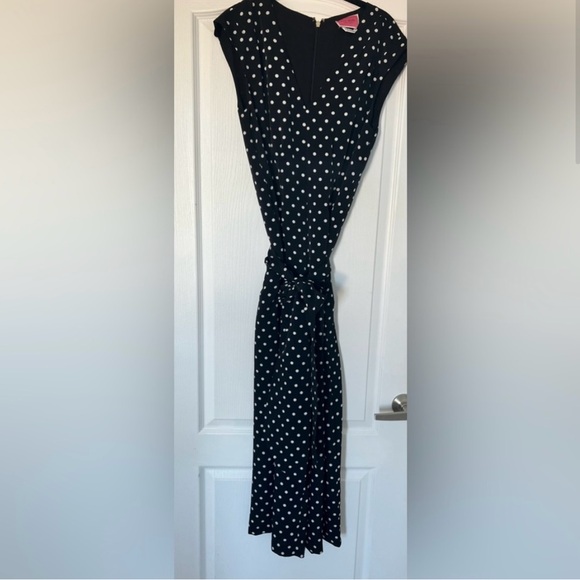 Kate Spade ♠️ polka dot jumpsuit - fits large - Picture 5 of 8
